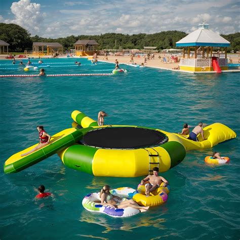 Water Trampoline Park,Inflatable Bounce Swimming India | Ubuy
