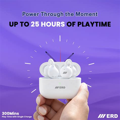 ERD OWS-100 Wireless Earbuds Bluetooth 5.4 | Buy Online India