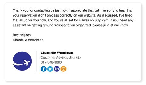 Image result for Email Signature Line Examples