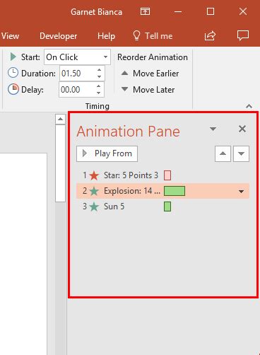 Image result for PowerPoint Animation Tab