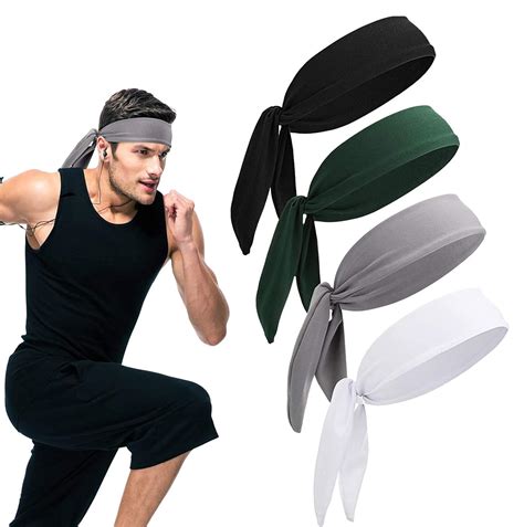 PAROPKAR Sports Headbands for Men and Women (4 Pack) - Lightweight ...