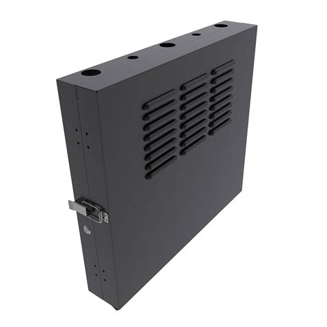 NavePoint2U Vertical Wall Mount Enclosure, 16 inch to 15.7 depth, Cold ...