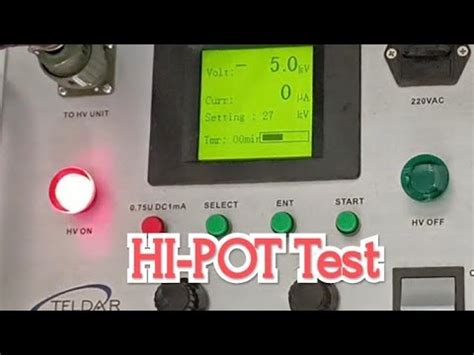 DC Hi Pot Test Connection 的图像结果