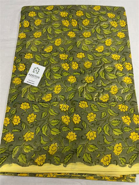 Buy pure cotton fabrics online | Plain cotton and printed cotton fabric ...