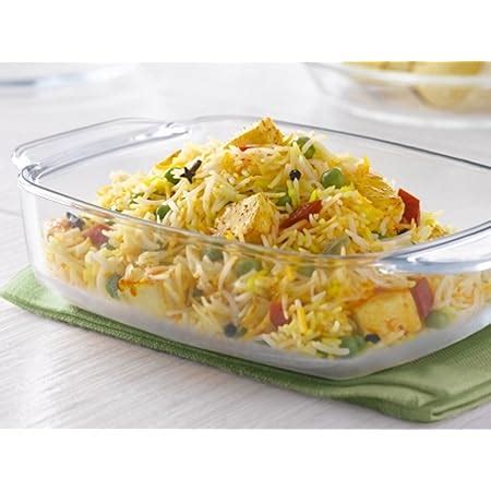 Buy Borosil Square Glass Baking Dish with Handle, Microwave Safe & Oven ...