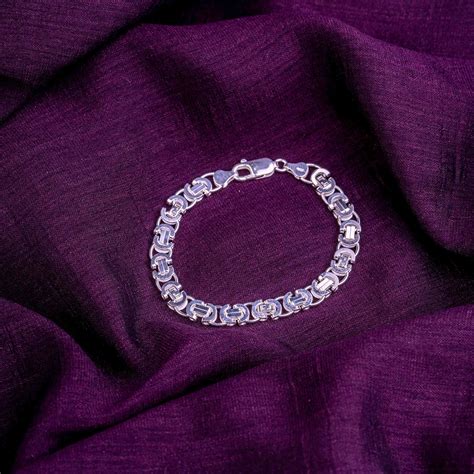 Movable Royal Link Bracelet | 925 Sterling Silver