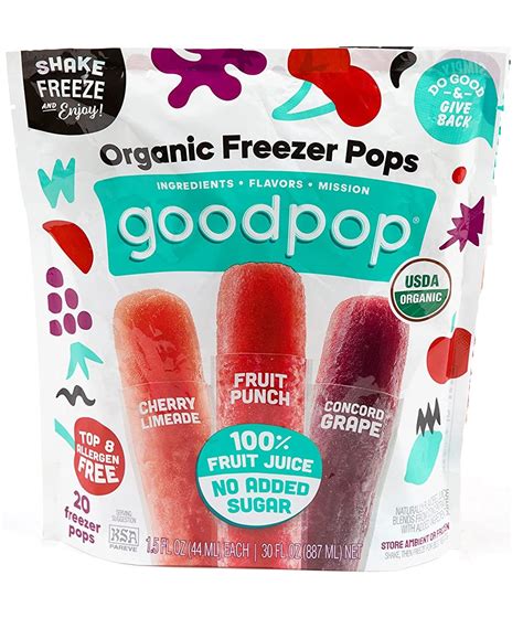 GoodPop Organic Freezer Pops 20ct - Multi-Pack – Oasis Snacks