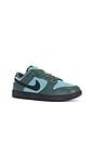 Nike Dunk Low Retro Se in Vintage Green, Black, & Denim Turquoise | REVOLVE