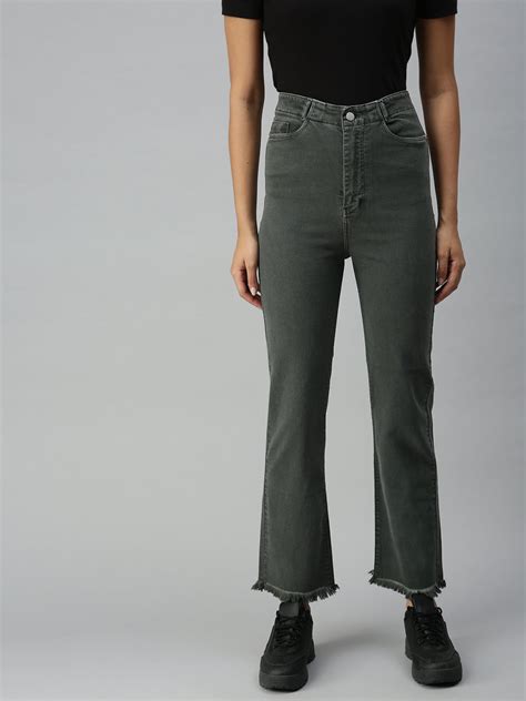Shop Women's Grey Jean Relaxed Jeans | Showoffff