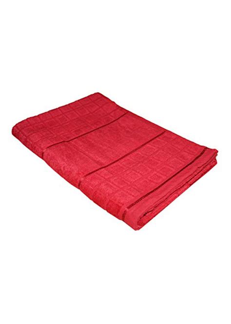 Get 100% Cotton Maroon Velvet Finish Soft Turkish Bath Towel at ₹ 499 ...