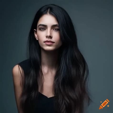 Photo portrait of a young spanish woman on Craiyon