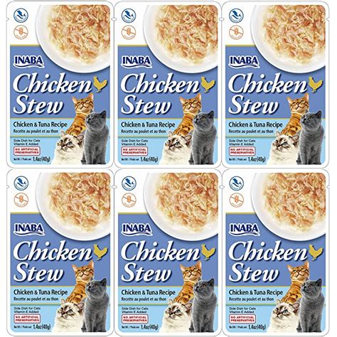 Buy INABA Grain-Free Chicken Stew Side Dish/Complement/Dry Cat Food ...