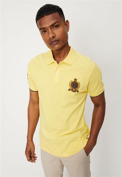 Buy Men Number Sleeve Slim Fit Polo Online at just Rs. 699.0 ...
