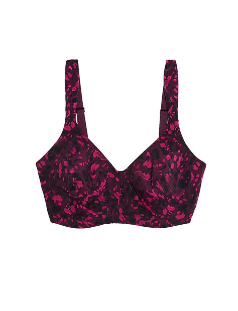 Buy Flexifit™ Printed Wired Minimiser Bra (C-H) at Marks & Spencer