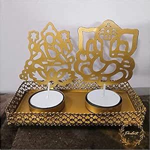 Buy Dmoksh | Decorative Lakshmi Ji + Lord Ganesh/Ganesha Shadow Tea ...