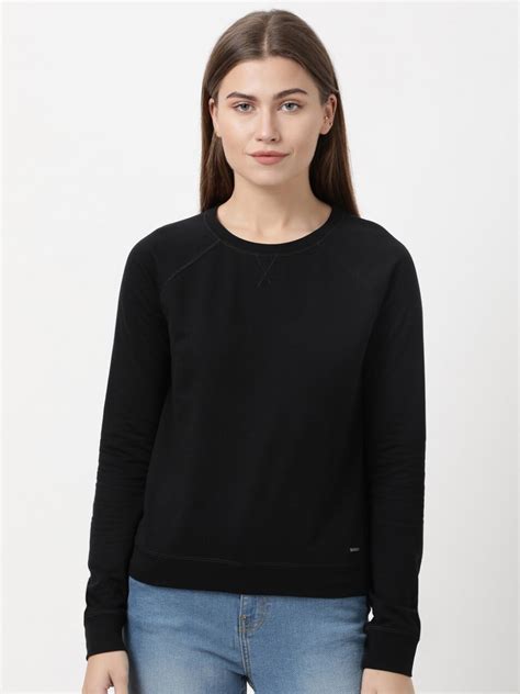 Buy Jockey Women Black Sweatshirt - Sweatshirts for Women 16895862 | Myntra