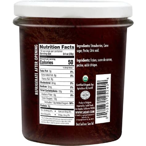 Buy Sadaf Organic Strawberry Jam - Jelly made from organic strawberries ...