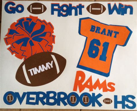 Football Poster @Colleen Sweeney McGuriman | Football poster, Football ...