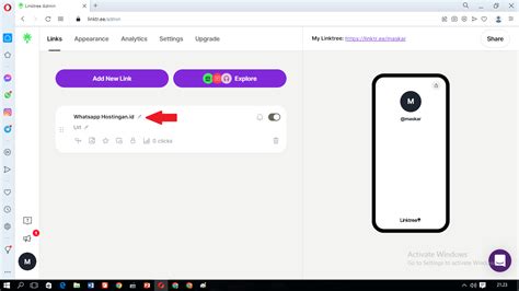 Image result for Contoh Website Linktree