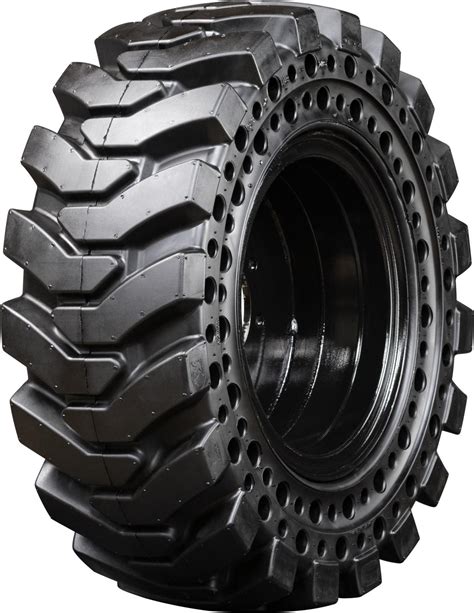 Traxter Heavy Duty No Flat Solid Tires 12x16.5 with 8x10.75" Bolt Rims