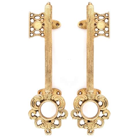 Designer Brass Key Door Handles(Set of 2 Pieces)