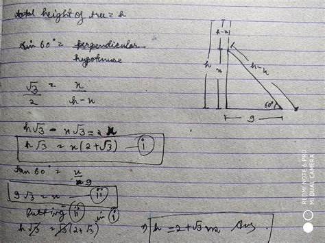a tree breaks due to wind and the broken part bends, so that the top of ...