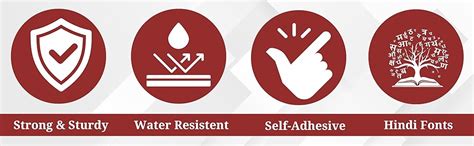 Advita Hindi Keyboard Self-Adhesive Sticker, English Hindi Typing ...