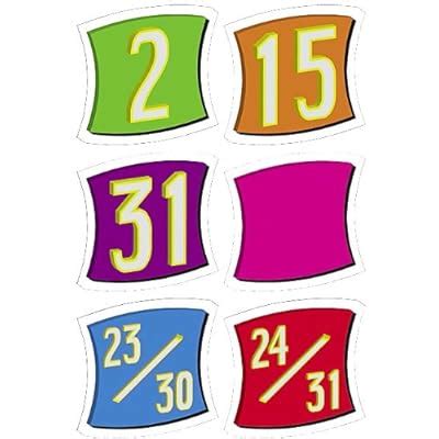 Buy Teacher Created Resources Wacky Squares Calendar Days (5211) Online ...