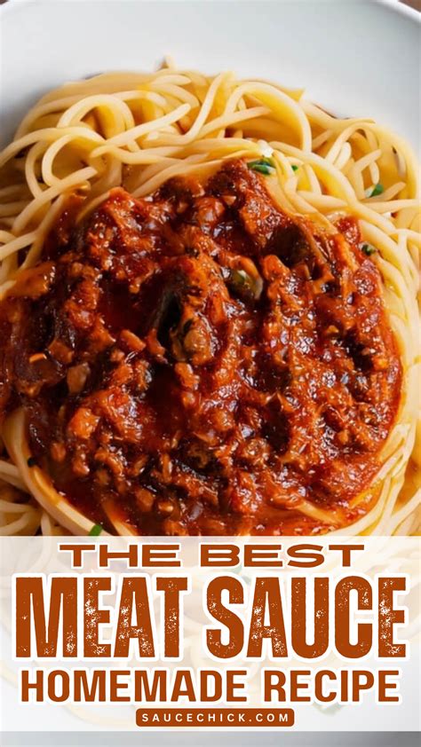 Meat Sauce Recipe | Perfect For Pasta & More | Recipe | Meat sauce ...