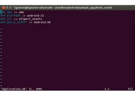 Building an Android Command Line Application Using the NDK Build Tools ...