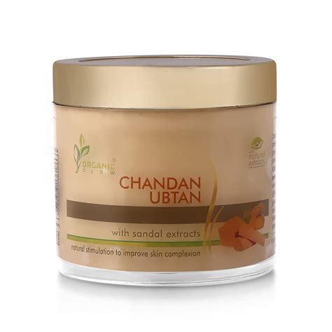 Organic Glow Chandan Ubtan Face Pack With Sandal and Turmeric, Ubtan ...