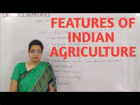 Features of Indian agriculture, Indian Economy Video Lecture - Indian ...