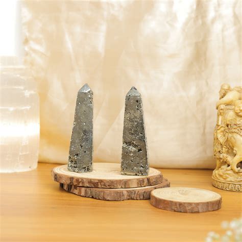 NATURAL PYRITE WAND – BellarosaGems