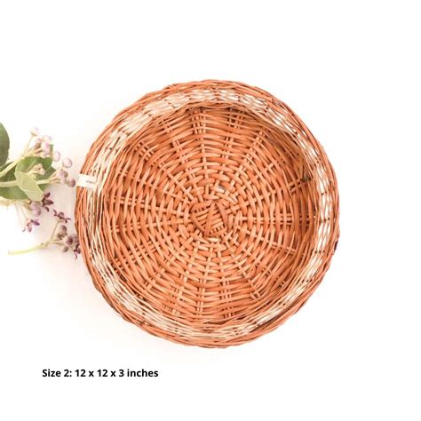 Simple Round Wicker Basket – DaisyLife