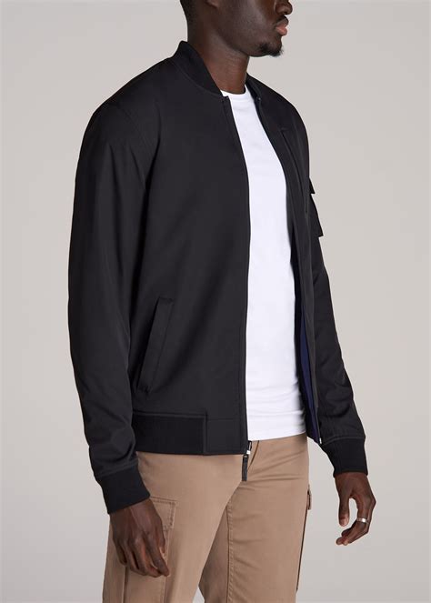 Reversible Men's Tall Bomber Jacket | American Tall