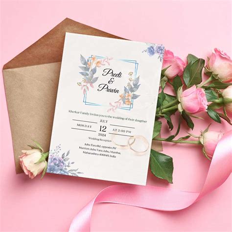 Custom Design Invitation Cards - Marriage Wedding Card – Nutcase