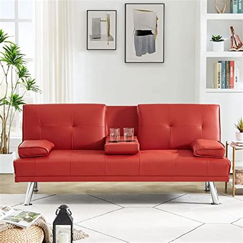 MIERES Futon Sofa Bed, Convertible Upholstered | Ubuy India