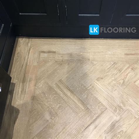 Bespoke border and herringbone floor | Flooring, Wood floors, House ...