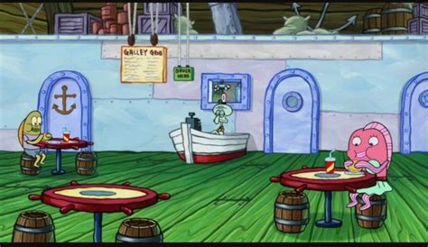 This is the interior of the Krusty Krab. What makes successful is the ...