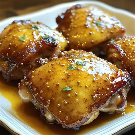 Irresistible Honey Mustard Chicken Thighs Recipe