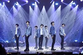 K-pop group performance