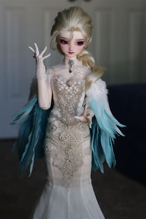 AU Snow Queen Elsa (Volks SDGr Elsa; clothing: Fairyland Wind of Hope ...