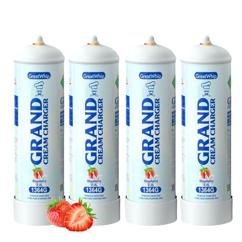 Greatwhip 2 2l Whipped Cream Charger 1364g Strawberry Flavor Nitrous ...