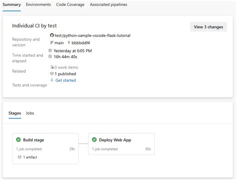 Azure Pipeline Execute Python File 的图像结果