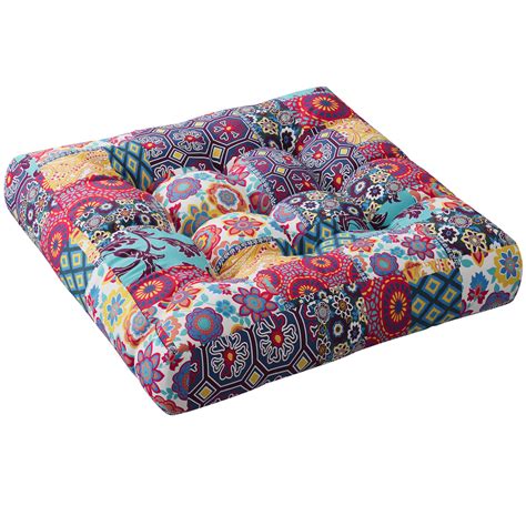 Amazon.com: Boho Floor Pillow, Large Meditation Cushion for Adults ...