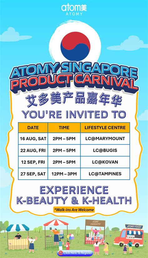 Atomy Singapore Product Carnival, Tampines Asia Green, 7 Tampines ...