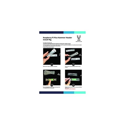 Buy Vilros Hammer in Pin Header and Install Rig Kit for Raspberry Pi ...