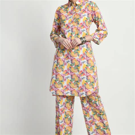 Buy Multi Coloured Kurtas Sets For Women – SEEDS OF FUSION