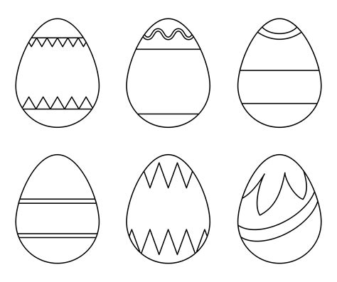 Easter Egg Plain - 12 Free PDF Printables | Printablee