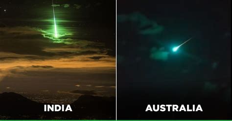 Green Meteors Look Amazing From Anywhere, Be It South India Or Australia